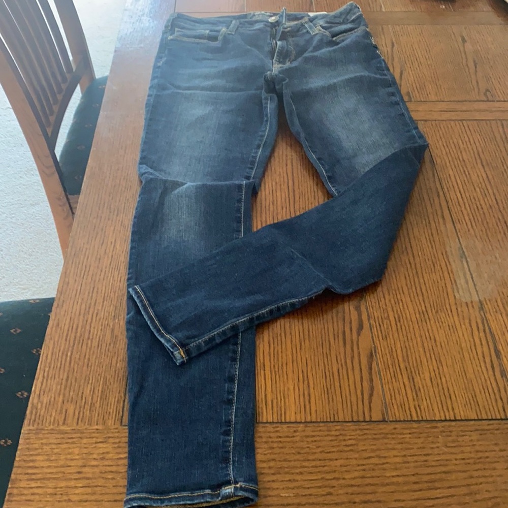 Silver skinny jeans